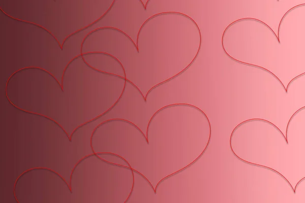 Multicolored nude background with heart shape.