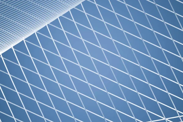 Colored background with flying waves geometric lines.