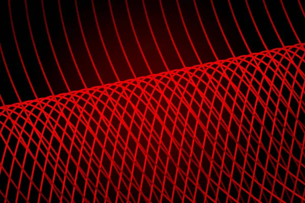 Colored background with flying waves geometric lines.