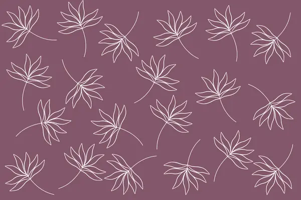 seamless pattern of flowers in white color, on a lilac background.seamless pattern of flowers in white color, on a lilac background.