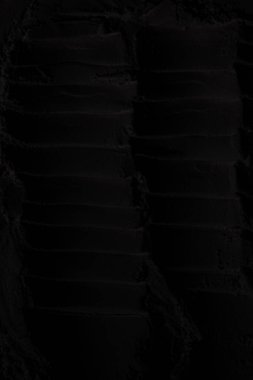 Sülfür tozu, toprak, gölgeler, doku. Derin karanlıktan soyut korkuya, koyu renk soyut doku arka plan, koyu beton zemin veya eski grunge arka plan.