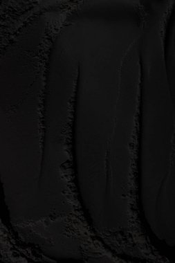 Sülfür tozu, toprak, gölgeler, doku. Derin karanlıktan soyut korkuya, koyu renk soyut doku arka plan, koyu beton zemin veya eski grunge arka plan.