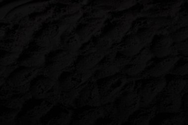 Sülfür tozu, toprak, gölgeler, doku. Derin karanlıktan soyut korkuya, koyu renk soyut doku arka plan, koyu beton zemin veya eski grunge arka plan.