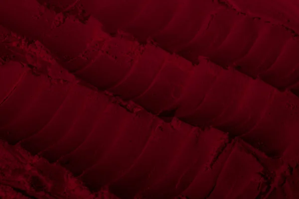 Powder Blush Eye Shadow Red Saturated Dark Red Background Retro — Stock Photo, Image
