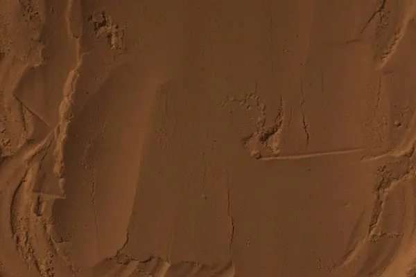 Superficie Sabbia Argilla Terra Ammaccature Delle Ruote Segni Pneumatici Crateri — Foto Stock