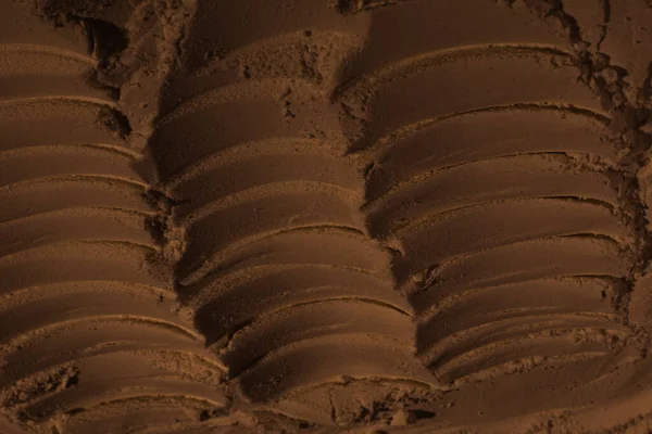 Het Oppervlak Van Zand Klei Aarde Wieldeuken Bandensporen Kraters Depressies — Stockfoto