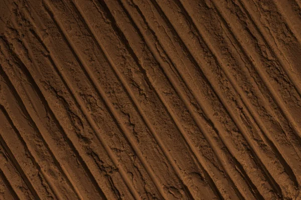 Ytan Sand Lera Jord Hjulbucklor Däckspår Craters Depressioner Utbuktningar Mars — Stockfoto