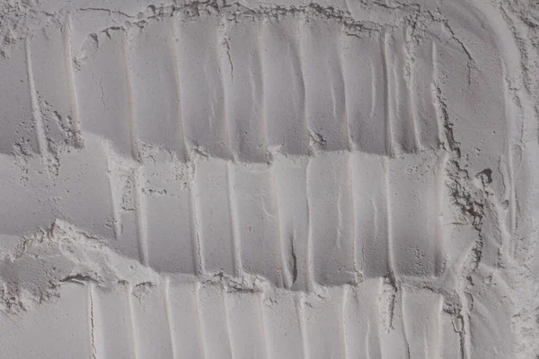 小麦粉 白い砂の質感 膨らみ デンツ インプリント クレーター — ストック写真