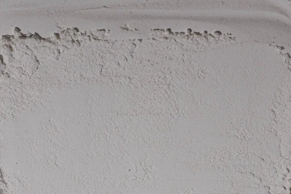 Texture of flour, powder, white sand. White. Bulge, dents, cracks, imprint, crater.