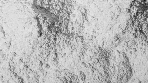 Textura Farinha Poeira Areia Branca Corcundas Montanhas Curvas Sombras Marca — Fotografia de Stock