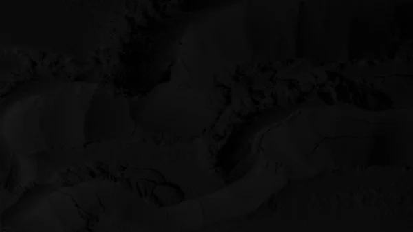 Textura Neagră Fundal Întunecat Nisip Pulbere Cărbune Valuri Linii Cercuri — Fotografie, imagine de stoc