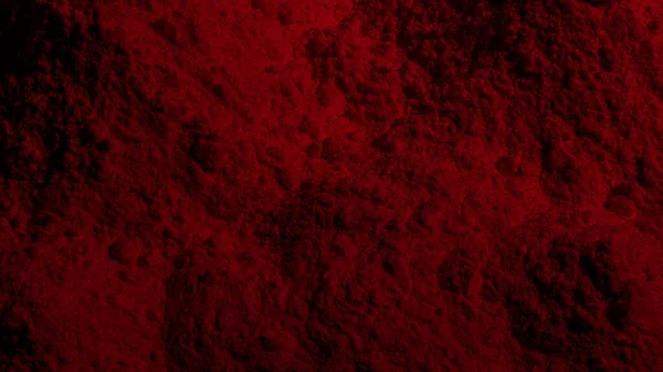 赤いテクスチャ 粉末の背景 ペドラ砂よ 赤い色だ 暗赤色 濃い赤 うつ病 バナー広告碑文用 — ストック写真