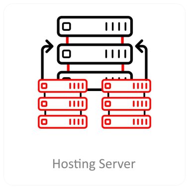 Sunucu ve Büyük veri simgesi kavramı sunuluyor