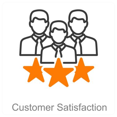 Bu çok güzel bir el yapımı pikseldir mükemmel ikili çizgi siyah ve turuncu anket ve derecelendirme ikonu