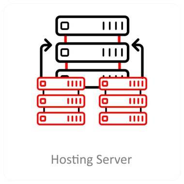 Sunucu ve Büyük veri simgesi kavramı sunuluyor