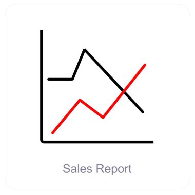 Satış Raporu ve diyagram simgesi kavramı