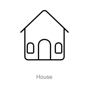Ev ve iş simgesi kavramı
