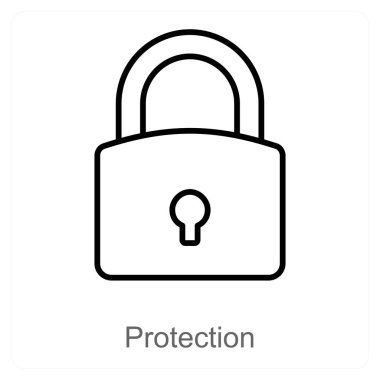 Koruma ve kilit simgesi kavramı