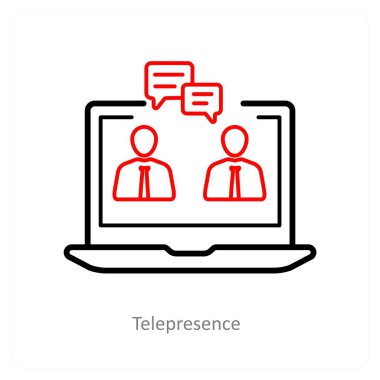 Telepresence ve çevrimiçi simge kavramı