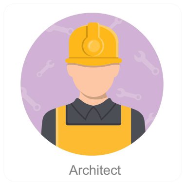 Mimar ve tasarım simgesi konsepti