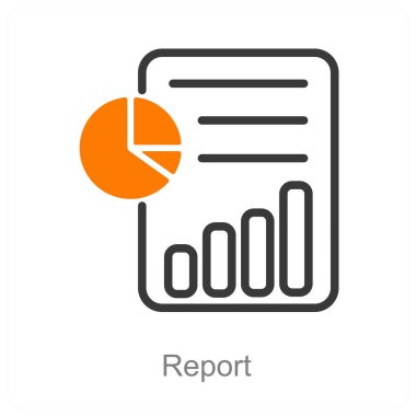 Rapor ve veri simgesi kavramı