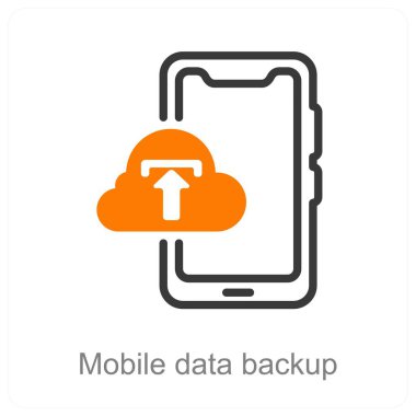 Mobil Veri Yedekleme konsepti