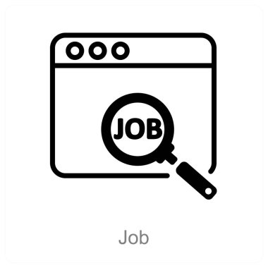 Görev ve Ayırım simgesi konsepti