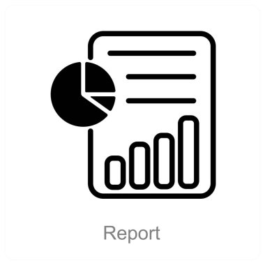 Rapor ve veri simgesi kavramı