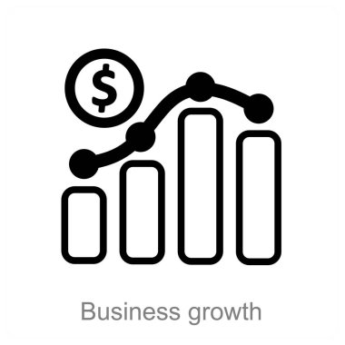 İş Büyümesi ve ilerleme simgesi kavramı
