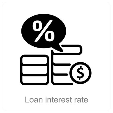 Kredi faiz oranı simgesi kavramı