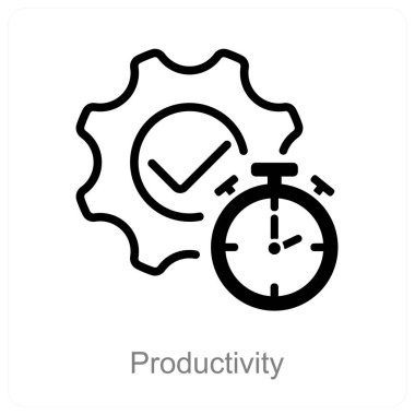 Üretkenlik ve yönetim ikonu