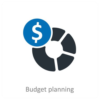 Bütçe Planlama ve Finans ikonu kavramı