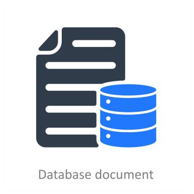 Veritabanı Belgesi ve veri simgesi kavramı