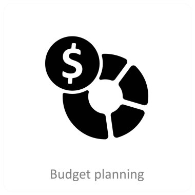 Bütçe Planlama ve Finans ikonu kavramı