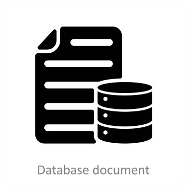 Veritabanı Belgesi ve veri simgesi kavramı
