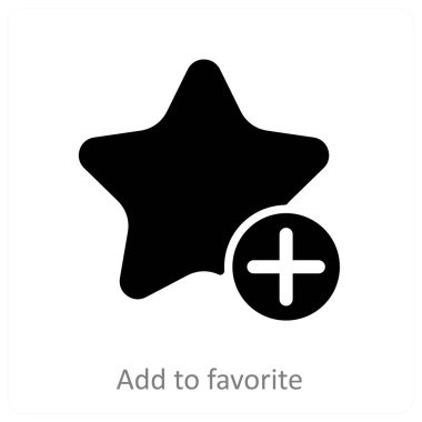 Favori simge konseptine ekle