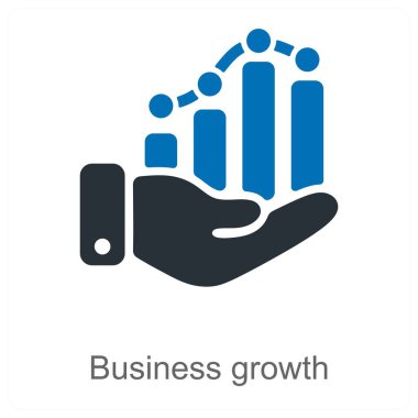 İş Büyümesi ve ilerleme simgesi kavramı