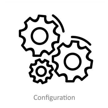 Yapılandırma ve ayar simgesi konsepti