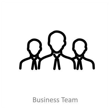 İş Ekibi ve Yöneticiler simgesi konsepti