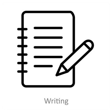 Yazma ve eğitim ikonu kavramı