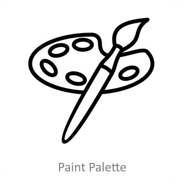 Paleti ve renk paleti simgesini boya