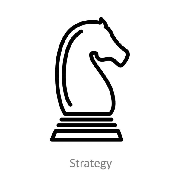 Strateji ve panning simgesi konsepti