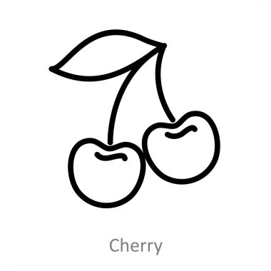 Kiraz ve meyve ikonu kavramı