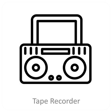 Teyp Kayıt ve müzik simgesi kavramı