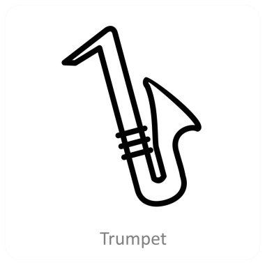 Trompet ve müzik simgesi kavramı