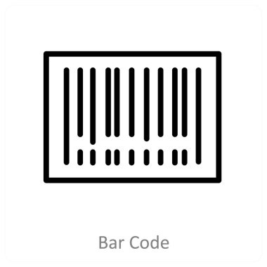 Barkod ve tarayıcı simgesi kavramı
