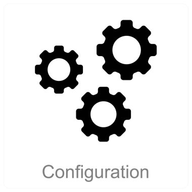Ayarlar vektör simgesi kavramı