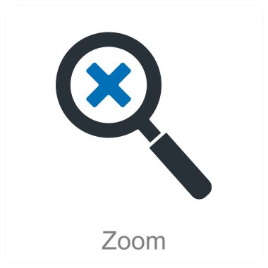 Büyüt ve mercek simgesi kavramı