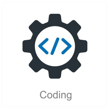 Kodlama ve programlama simgesi kavramı