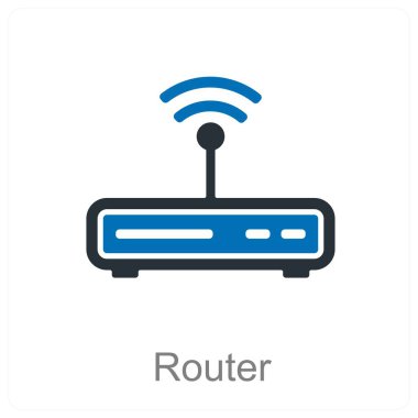 Yönlendirici ve ağ simgesi kavramı